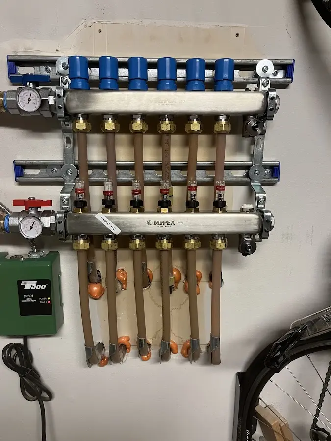 Plumber performing Leak Detection at a residential property in South Strabane